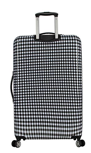 Betsey Johnson Designer Luggage Collection - Expandable 3 Piece Hardside Lightweight Spinner Suitcase Set - Travel Set includes 20-Inch Carry On, 26 inch and 30-Inch Checked Suitcase (Sunflower)
