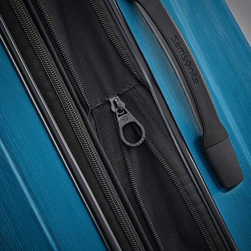 Samsonite Centric 2 Hardside Expandable Luggage with Spinner Wheels, Caribbean Blue, Checked-Medium 24-Inch