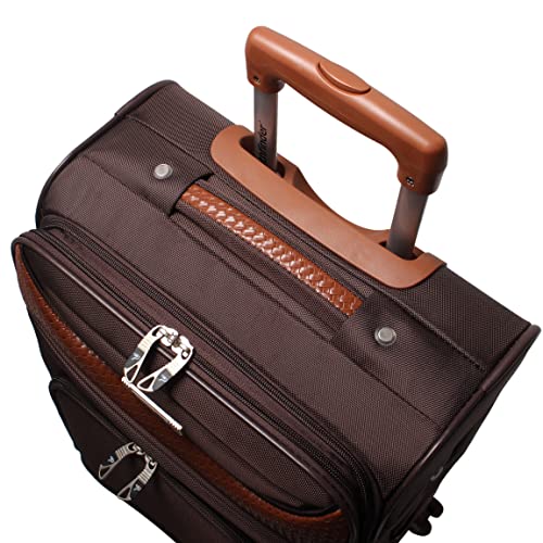 Pathfinder 24 Inch Luggage with Spinner Wheels Softside Expandable Medium Suitcase