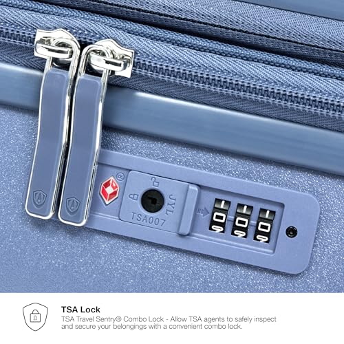 Traveler's Choice Elm 2PC Hardside Spinner Luggage Set - Matte Navy