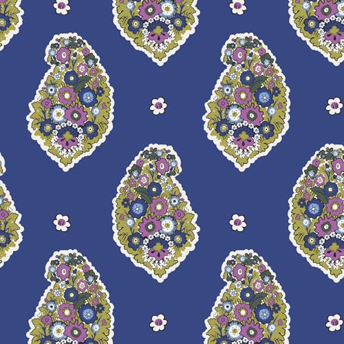 Vera Bradley Women's Ripstop Adair Rolling Duffel Travel Bag, Kew Gardens Blue, One Size