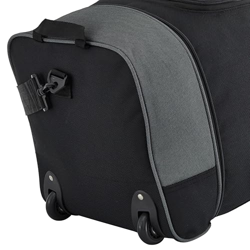 Travelers Club 32" Expandable Rolling Travel Duffel Bag, Black