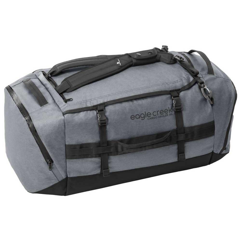Eagle Creek Cargo Hauler Duffel Bag - Carry-On Duffel Bag for Travel - Easy Access Compartments - Lockable Zipper Opening - Water Resistant - Charcoal - 90L