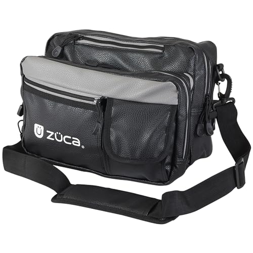 ZÜCA Artist Belt Bag – Professional Makeup Organizer for Men & Women's Waist Belt Bag or Adjustable Strap Crossbody Fanny Packs with 3 Zippered Compartments - Cosmetic Storage, 8.5"x13"x9"