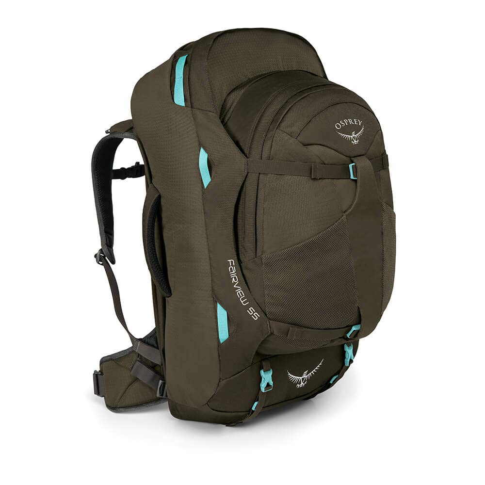 Osprey Packs Fairview 55 Women's Travel Backpack, Misty Grey, Small/Medium