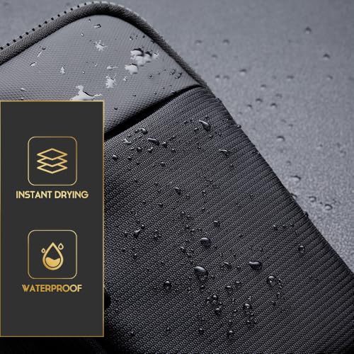 Simptech Mini Crossbody Sling Bag - Water-Resistant Dual Pocket Chest Pack - Lightweight Fanny Pack for Running, Travel & Everyday Workout