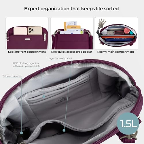 Travelon Anti-Theft Classic Convertible Crossbody & Waist Pack