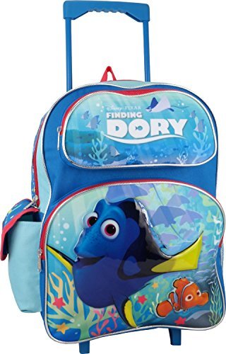Disney Pixar Finding Dory 16" Large Rolling Backpack