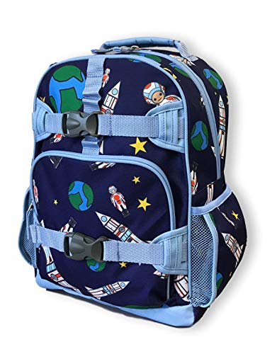 effe bebe Ethan & Emerson School Backpack, Navy Shuttle (Small)