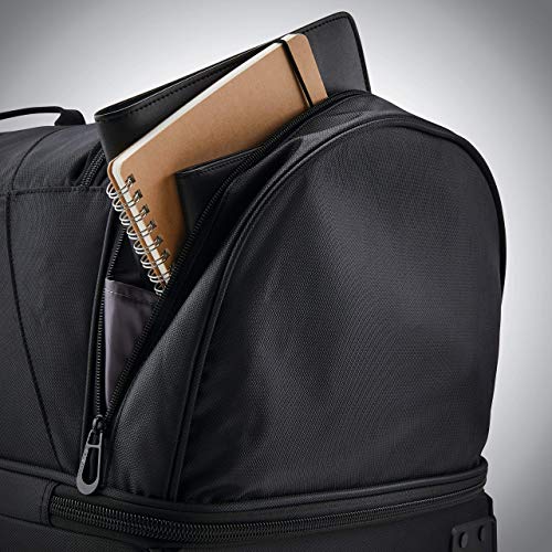 Samsonite Andante 2 Wheeled Duffel Bag – 28-Inch Durable Rolling Luggage with Inline Skate Wheels, Push-Button Handle & Spacious Compartments – Travel-Friendly and Lightweight - All Black