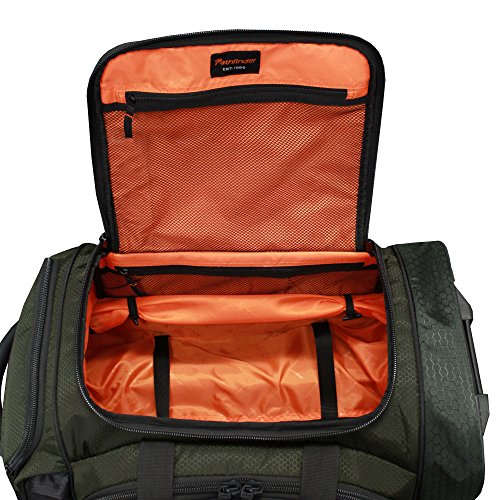 Pathfinder Gear 26 Inch Rolling Drop Bottom Duffel, Olive, One Size