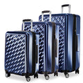 Ricardo Melrose Hardside 3-Piece Set with FREE Travel Kit (Prussian Blue)