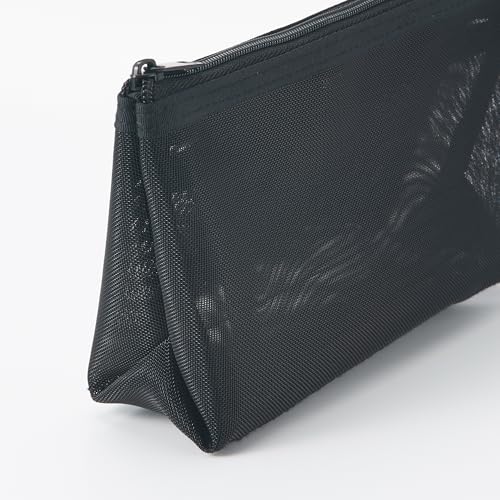 Nylon Mesh Pen Case with Gusset