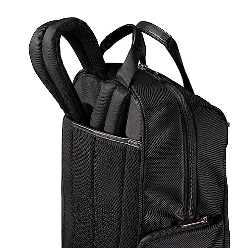 Ricardo Beverly Hills Rodeo Drive 2.0 Softside Backpacks, Lightweight, Unisex, Stylish, Black, 16-Inch Laptop Backpack