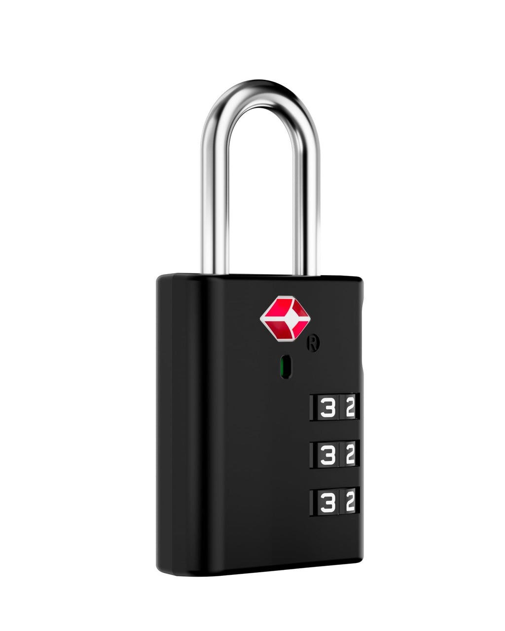 LUGGEX Luggage Locks, TSA Locks for Luggage, Luggage Locks TSA Approved, Combination Lock, One-Button Reset & Cut Resistant (Black,4 Pack)