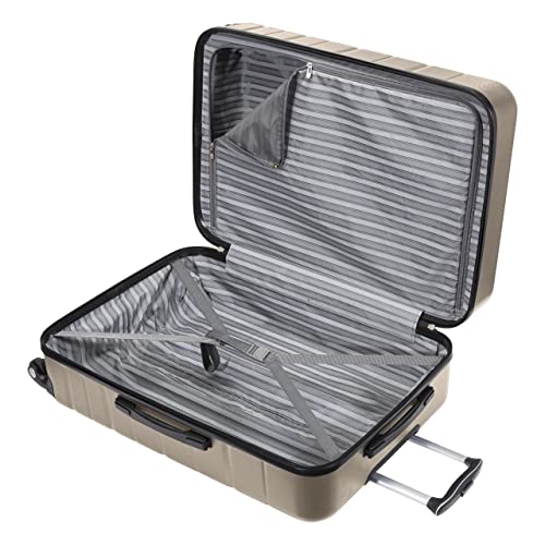 Skyway Epic 2.0 Hardside Lightweight and Durable ABS Shell Luggage, Spacious with Dual Spinning Wheels, Comfort Grip and Expandable, Men and Women