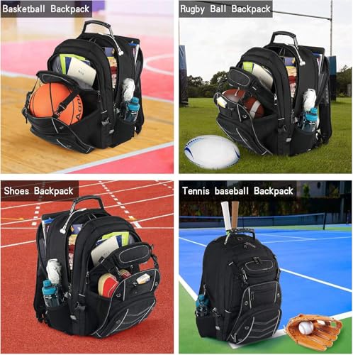 VECKUSON 18.4 Laptop Backpack for unisex, 60L Extra Large Gaming Laptops Back Bag with USB Charger Port,TSA Friendly Flight Approved and RFID Anti-Theft Pocket Heavy-duty Pack,21.3*15.7*11.8inch Grey
