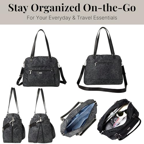 Overnight Expandable Laptop Tote - 16.5"x13.5" Lightweight Weekender Carry-on Travel Bag for Women
