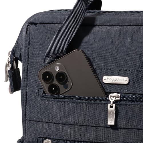 Baggallini City Scape Backpack - 15"x11" Lightweight Work Travel Bag w/Luggage Sleeve & RFID