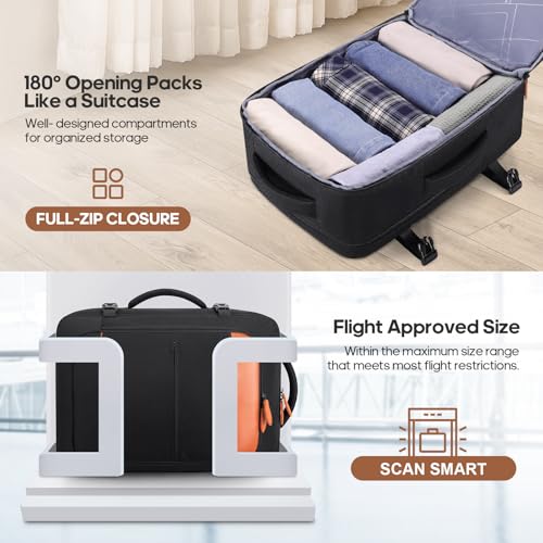 MIUSSE MAX 7 Piece Luggage Sets with Premium YKK Zipper, 20/24/28in PC Hardside Suitcase With Spinner Wheels, Luggage Airline Approved, Durable Suitcase Sets with TSA Locks for Travel