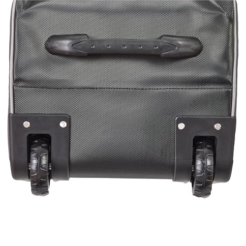 Samsonite Soft-Sided Golf Travel Bag with Wheels, Heavy-Duty 600D Polyester, Additional Top Padding, Shoe/Accessory Pocket, Foldable Gray