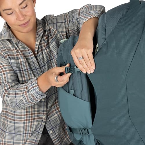 Osprey Farpoint Fairview Travel Daypack for Men and Women - Carry On Personal Item Backpack with Laptop Sleeve, Antique Blue