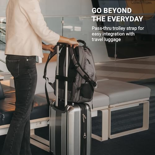 SWISSGEAR 1900 ScanSmart TSA Laptop Backpack Fits 17 Inch Laptop with RFID Protection and Tablet Pocket, Black, 19-Inch