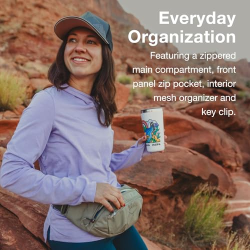 Osprey Daylite Waist Pack - Fanny Pack with Crossbody Shoulder Carry Option - Lightweight Hip Bag, Torrent Blue