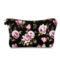 Aiphamy Cute Travel Makeup Bag Cosmetic Bag Small Pouch Gift for Women (Flowers)