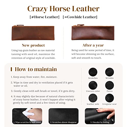 S-ZONE Genuine Leather Backpack Purse for Women Men Vintage Rucksack Handbag Travel Daypack