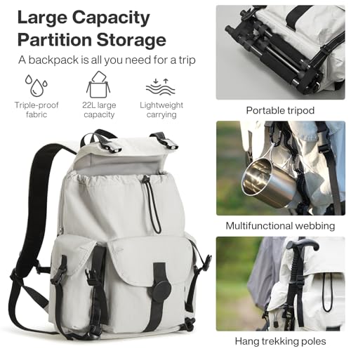 mixi 20 Inch Carry On Luggage with Cup Holder and 18 Inch Travel Backpack as a set