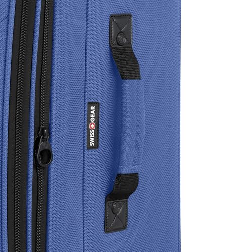 SWISSGEAR Sion Softside Expandable Spinner Luggage Durable Lightweight Travel Suitcase, Regatta, Checked-Large