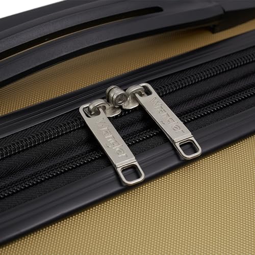Wrangler Smart Spinner Hardside Luggage, 2 Piece Set, Wood Thrush