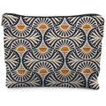 RYYCDOI Boho Makeup Bag Gifts for Women, Sunset Leaf Aesthetic Makeup Pouch
