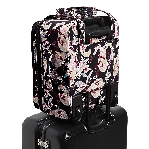 Softside Underseat Rolling Work Bag, Botanical Paisley
