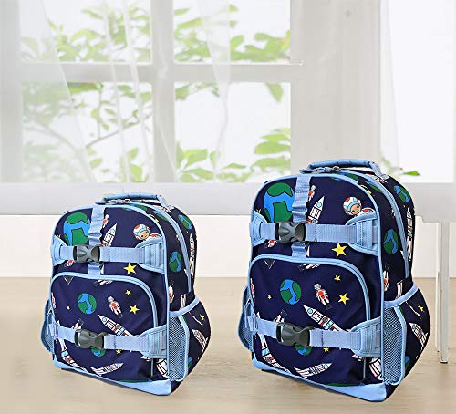 effe bebe Ethan & Emerson School Backpack, Navy Shuttle (Small)
