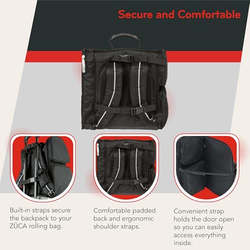 ZUCA Artist Backpack with Four Vinyl-Lined Utility Pouches