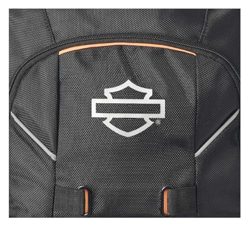 Harley-Davidson Reflective Bar & Shield Steel-Cable II Backpack, Midnight Black