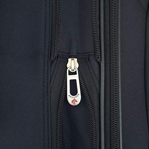 Travelers Club 3 Piece Bowman Luggage Set, Black Carry