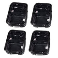 ZUCA Utility Pouch Combo Set - Four Large and Eight Mini Utility Pouches, Clear (3-Pack)