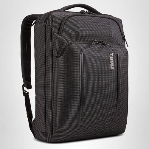 Thule Crossover 2 Convertible Backpack to Briefcase, Fits 15.6" Laptop, RFID Blocking Pocket, Small Item Organization