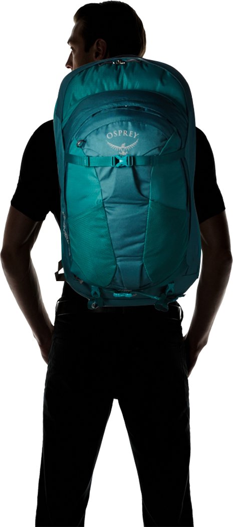 Osprey Packs Fairview 55 Women's Travel Backpack, Rainforest Green, X-Small/Small