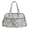 Vera Bradley Women's Lay Flat Travel Bag, Citrus Paisley, One Size