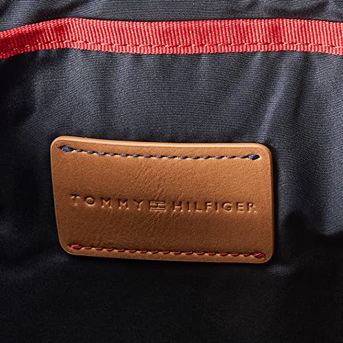 Tommy Hilfiger Mens Leo Messenger Bag, Basket Brown
