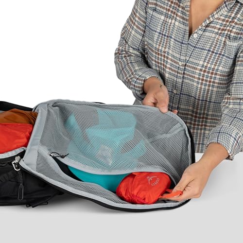 Osprey Fairview 55L Women's Travel Backpack - Carry On Bag with Personal Item Sized Detachable Daypack, Cascade Blue-Torrent Blue