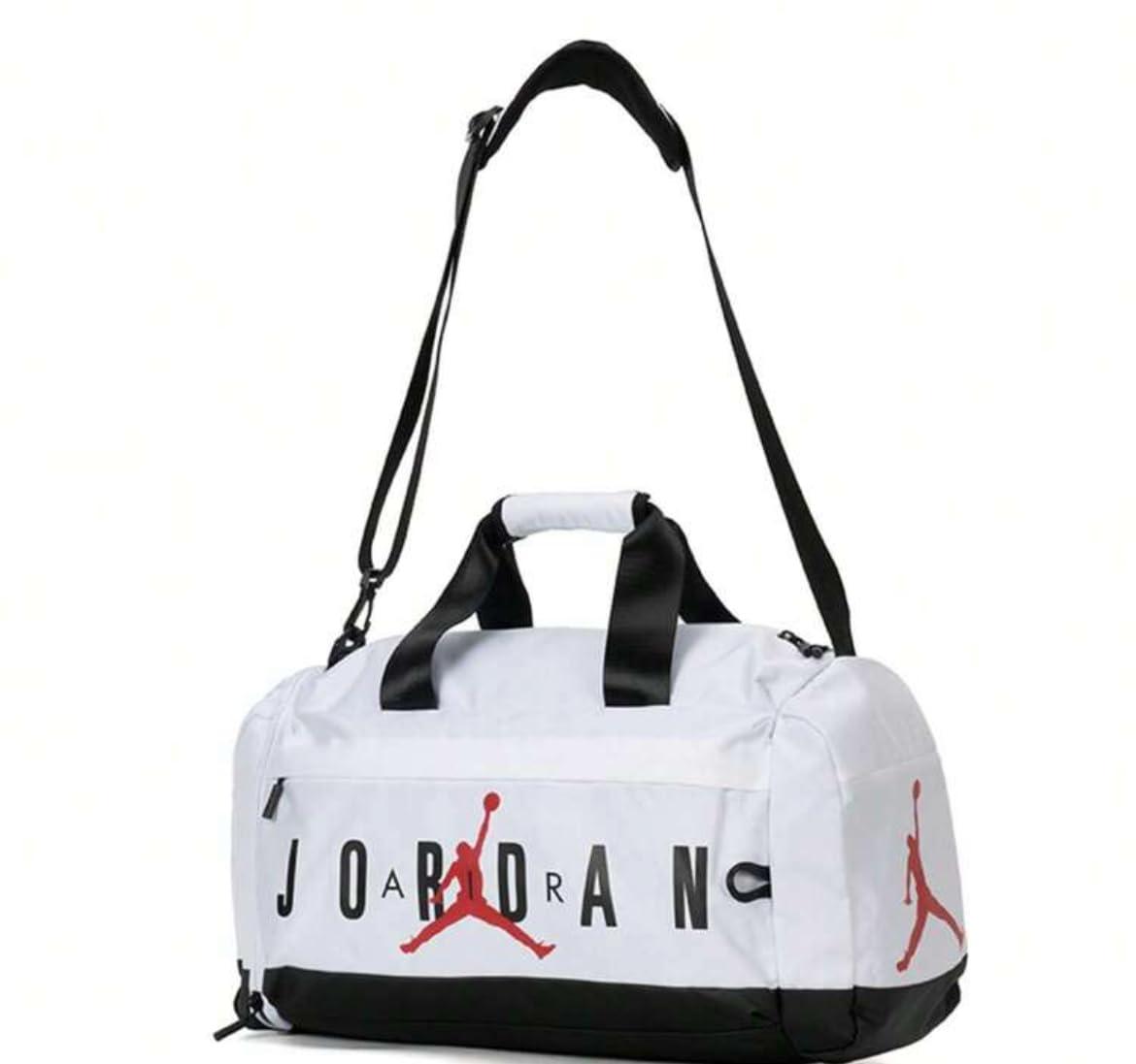 Nike Jordan Air Velocity Duffel Bag (White, Medium 55L)