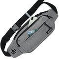SINNO Large Fanny Pack for Men Women Cross Body Belt Bag with 4-Zipper Pockets Gifts for Running Sport Workout Hiking Travel Fashion Crossbody Waist Packs Phone Bag Purse Carrying All Phones