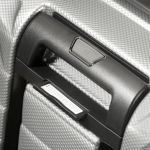 Samsonite Proxis Large Hardside Luggage with Dual Spinner Wheels - Innovative Roxkin™ Lightweight Shell With Ultimate Durability- Includes TSA Lock, Ergonomic Telescoping Handle -Silver