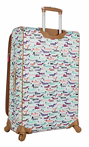 Lily Bloom Luggage Set 4 Piece Suitcase Collection With Spinner Wheels For Woman (Totally Paw Some)