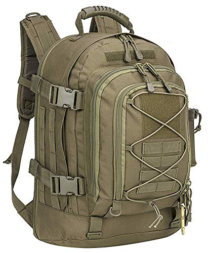 Military Expandable Travel Backpack Tactical Waterproof Work Backpack for Men (o.d.green)